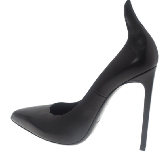 Saint Laurent Thorn Pump Heels size 38 black leather - Picture 1 of 4